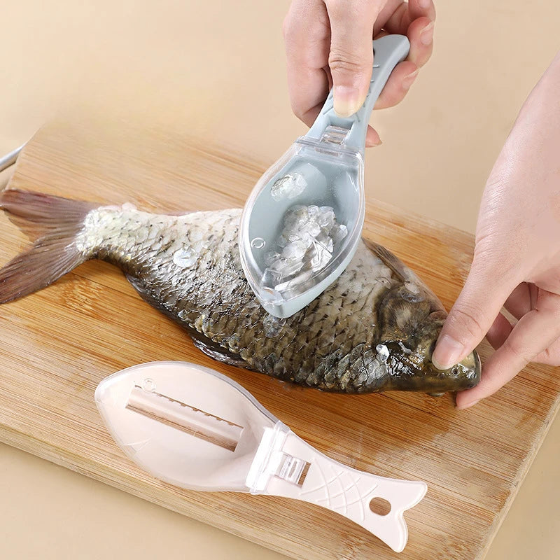 Escamador de peixe  ferramenta de limpeza  com capa