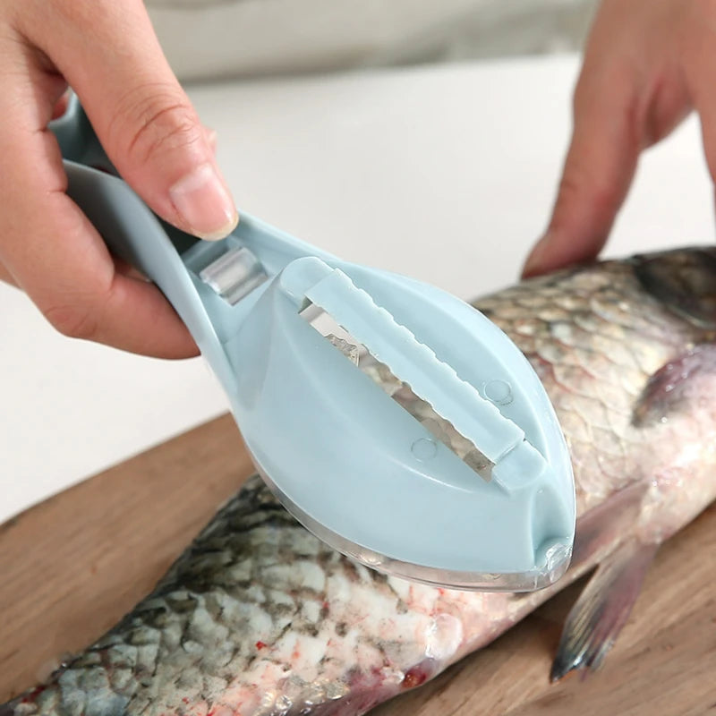 Escamador de peixe  ferramenta de limpeza  com capa