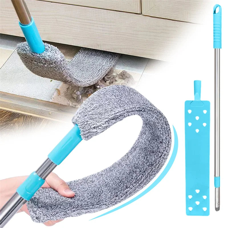 Escova para remoção de poeira doméstica, cabo longo, limpador de poeira, cabeceira, sofá,etc...