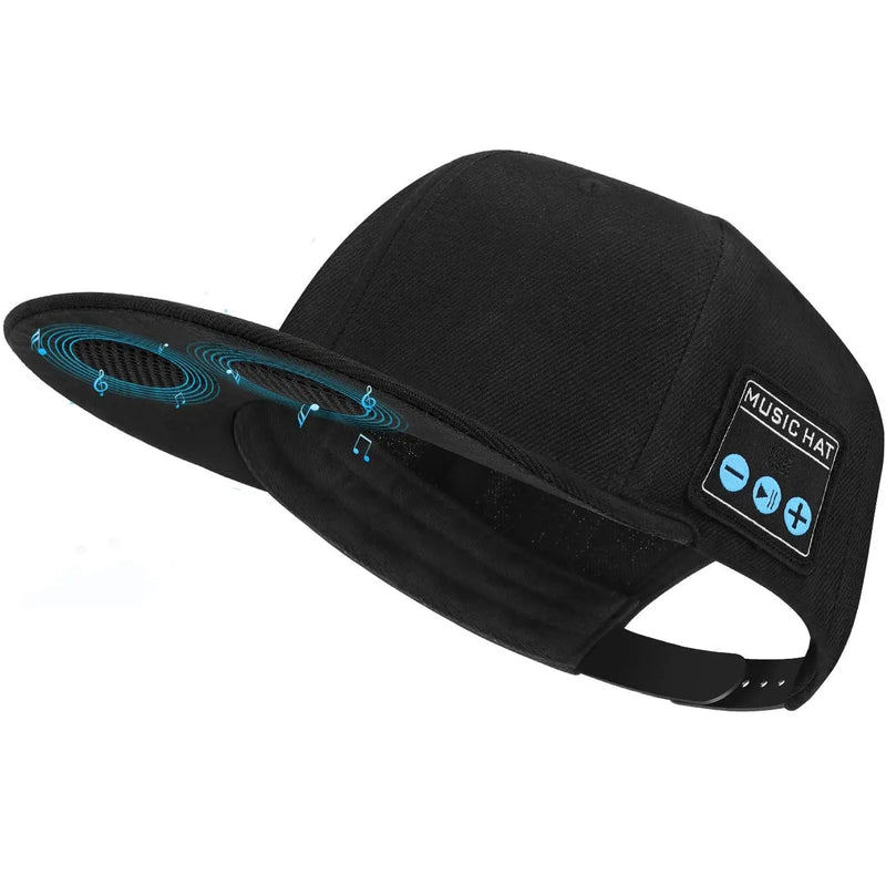 Novo chapéu com alto-falante bluetooth ajustável  sem fio inteligente  para esporte ao ar livre .